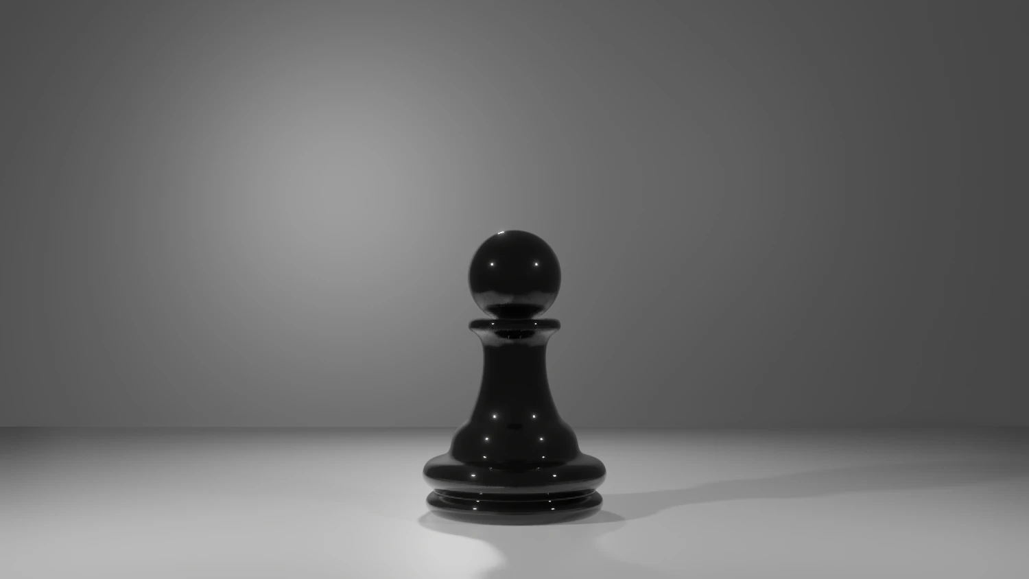 Pawn Black - made in Blender 3D Model .c4d .max .obj .3ds .fbx .stl .blend 