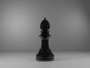 Bishop Black - made in Blender 3D Model