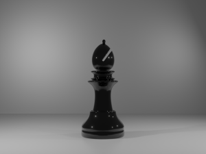 Bishop Black - made in Blender 3D Model