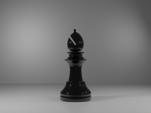 Bishop Black - made in Blender 3D Model
