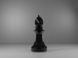 Bishop Black - made in Blender 3D Model