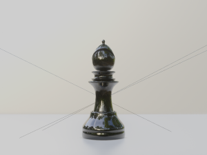 Bishop Black - made in Blender 3D Model