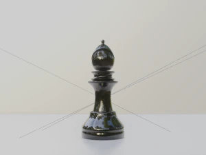 Bishop Black - made in Blender 3D Model