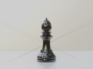Bishop Black - made in Blender 3D Model