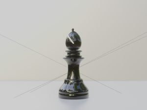 Bishop Black - made in Blender 3D Model