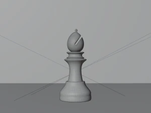 Bishop Black - made in Blender 3D Model