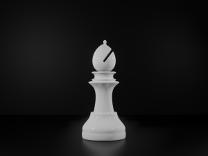Bishop White - made in Blender 3D 模型