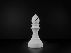 Bishop White - made in Blender 3D Model