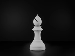 Bishop White - made in Blender 3D Model