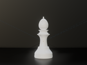 Bishop White - made in Blender 3D 模型