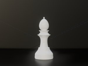 Bishop White - made in Blender 3D 模型