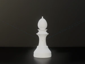 Bishop White - made in Blender 3D Model