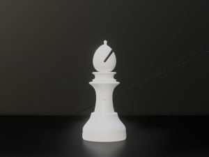 Bishop White - made in Blender 3D 模型