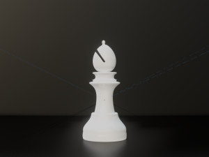 Bishop White - made in Blender 3D 模型