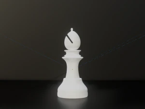 Bishop White - made in Blender 3D Model