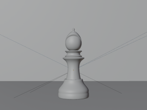 Bishop White - made in Blender 3D 模型