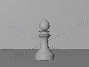 Bishop White - made in Blender 3D Model