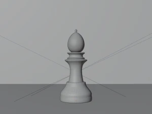 Bishop White - made in Blender 3D Model