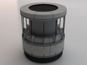 Sci-Fi Dropper 01 3D Model