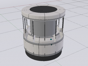 Sci-Fi Dropper 01 3D Модель