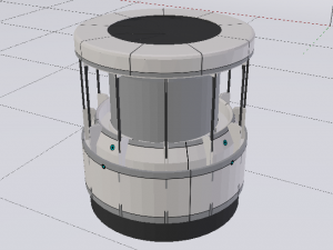 Sci-Fi Dropper 01 3D Модель