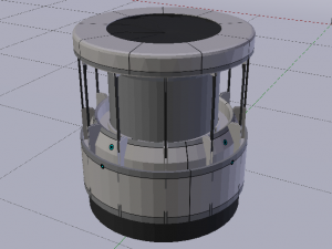 Sci-Fi Dropper 01 3D Модель