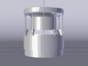 Sci-Fi Dropper 01 3D Model