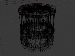 Sci-Fi Dropper 01 3D Model