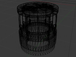Sci-Fi Dropper 01 3D Model