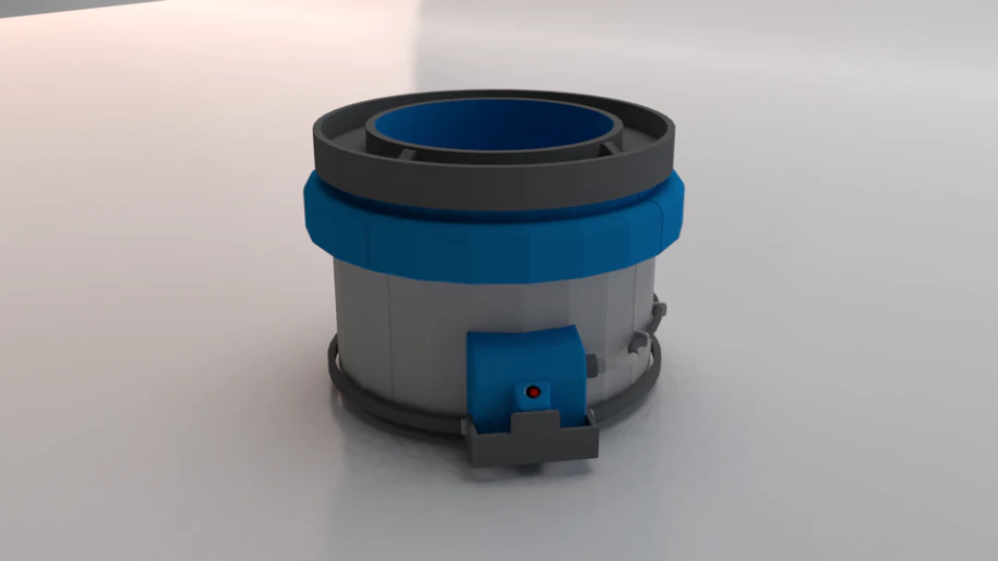 Sci-Fi Dropper 02 3D Model .c4d .max .obj .3ds .fbx .stl .blend