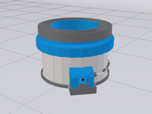 Sci-Fi Dropper 02 3D Model
