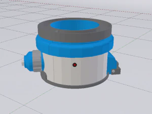 Sci-Fi Dropper 02 3D Model