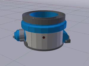 Sci-Fi Dropper 02 3D Model