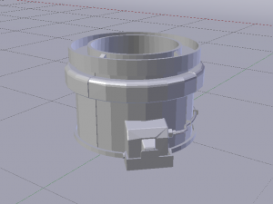 Sci-Fi Dropper 02 Modèle 3D