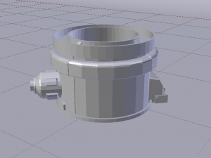 Sci-Fi Dropper 02 Modèle 3D