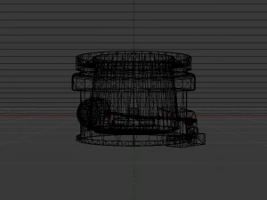 Sci-Fi Dropper 02 3D Model