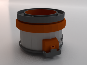 Sci-Fi Dropper 03 Modello 3D