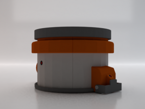 Sci-Fi Dropper 03 3D Model