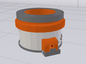 Sci-Fi Dropper 03 3D Model