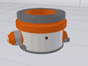 Sci-Fi Dropper 03 3D Model