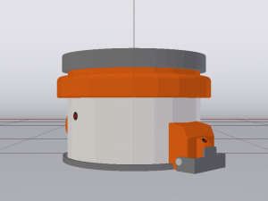 Sci-Fi Dropper 03 3D Model
