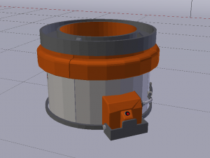 Sci-Fi Dropper 03 3D Model