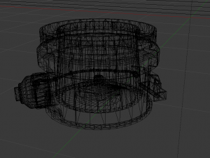 Sci-Fi Dropper 03 3D Model