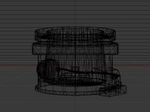 Sci-Fi Dropper 03 3D Model