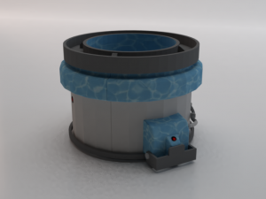 Sci-Fi Dropper 04 Modelo 3D