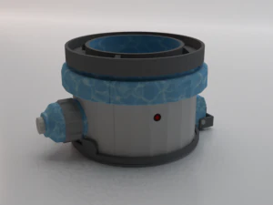 Sci-Fi Dropper 04 3D Model