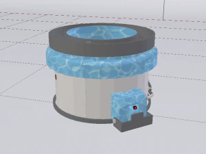 Sci-Fi Dropper 04 3D Model