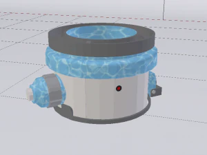 Sci-Fi Dropper 04 3D Model