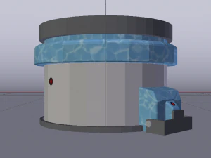 Sci-Fi Dropper 04 3D Model