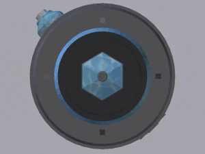 Sci-Fi Dropper 04 3D Model